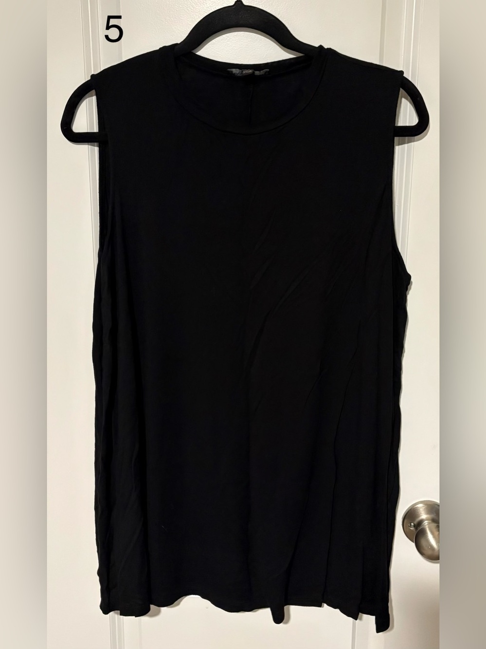 Lane Bryant Black Sleeveless Tank Top